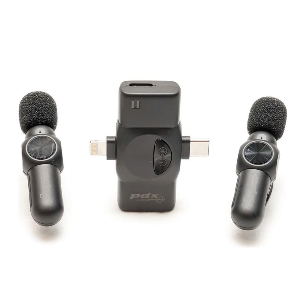PDX V5-2 İkili Kablosuz Yaka Mikrofonu