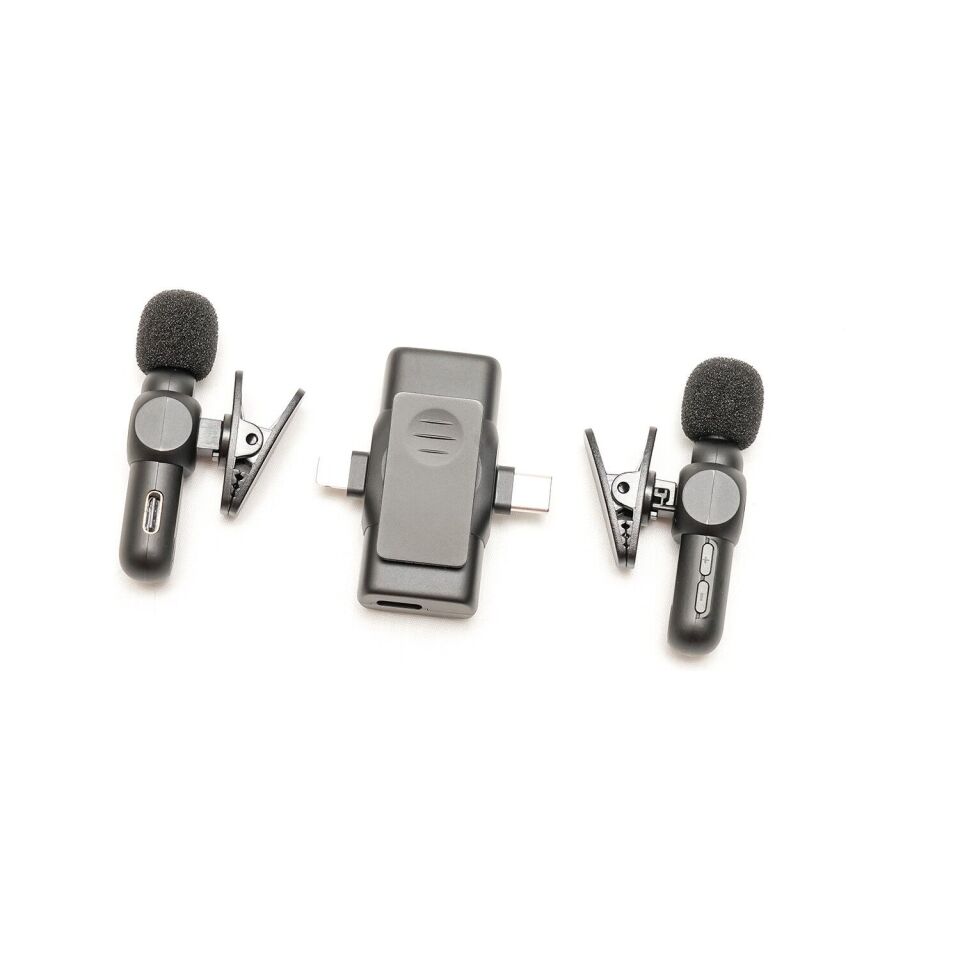 PDX V5-2 İkili Kablosuz Yaka Mikrofonu