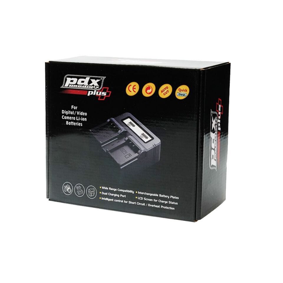 PDX Canon LP-E6 İkili Şarj Cihazı