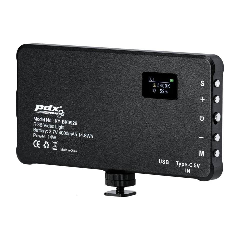 PDX KY-BK926 LED Işık (Siyah)