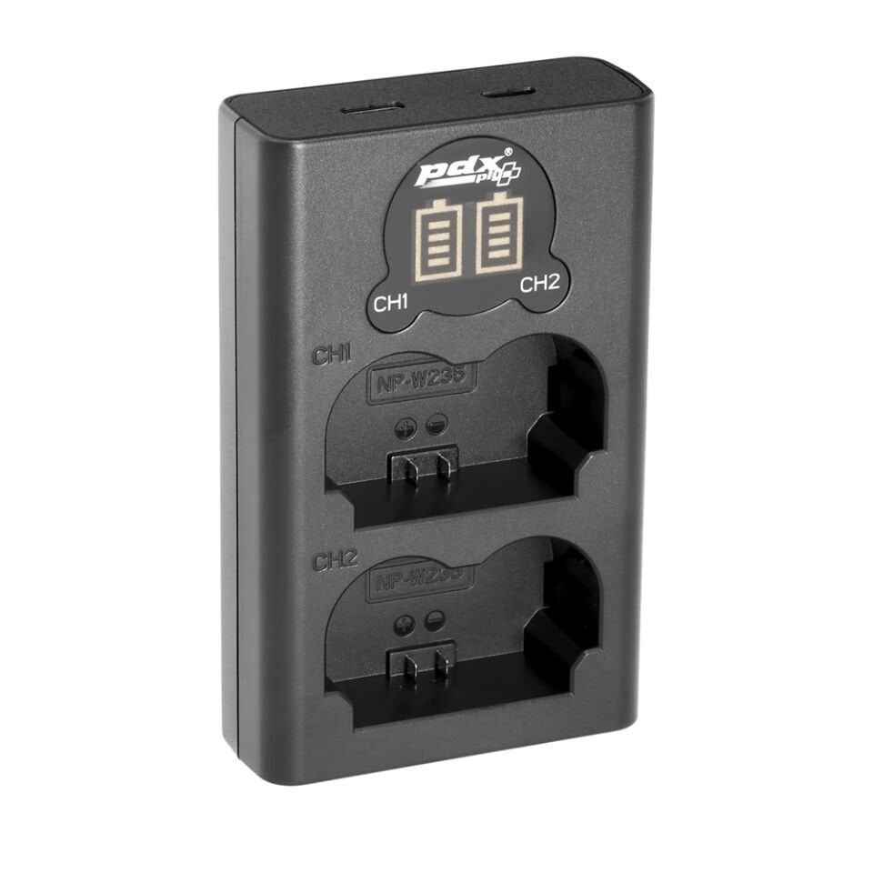PDX Fuji NP-W235 USB İkili Şarj Cihazı