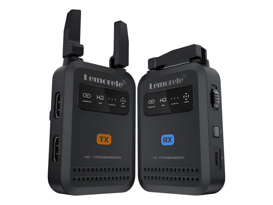 Lemorele R5000 200 Metre Kablosuz HDMI Video Aktarım Kiti (1080p 60Hz, 5GHz, Dual Anten)