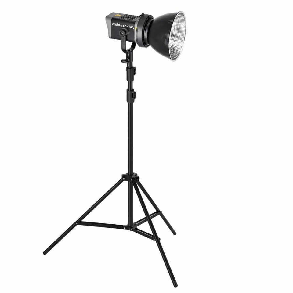 PDX LP60 Bi-Color 60W LED Işık + PDX 300 (300cm) Işık Ayağı, İçerik Üretim Seti
