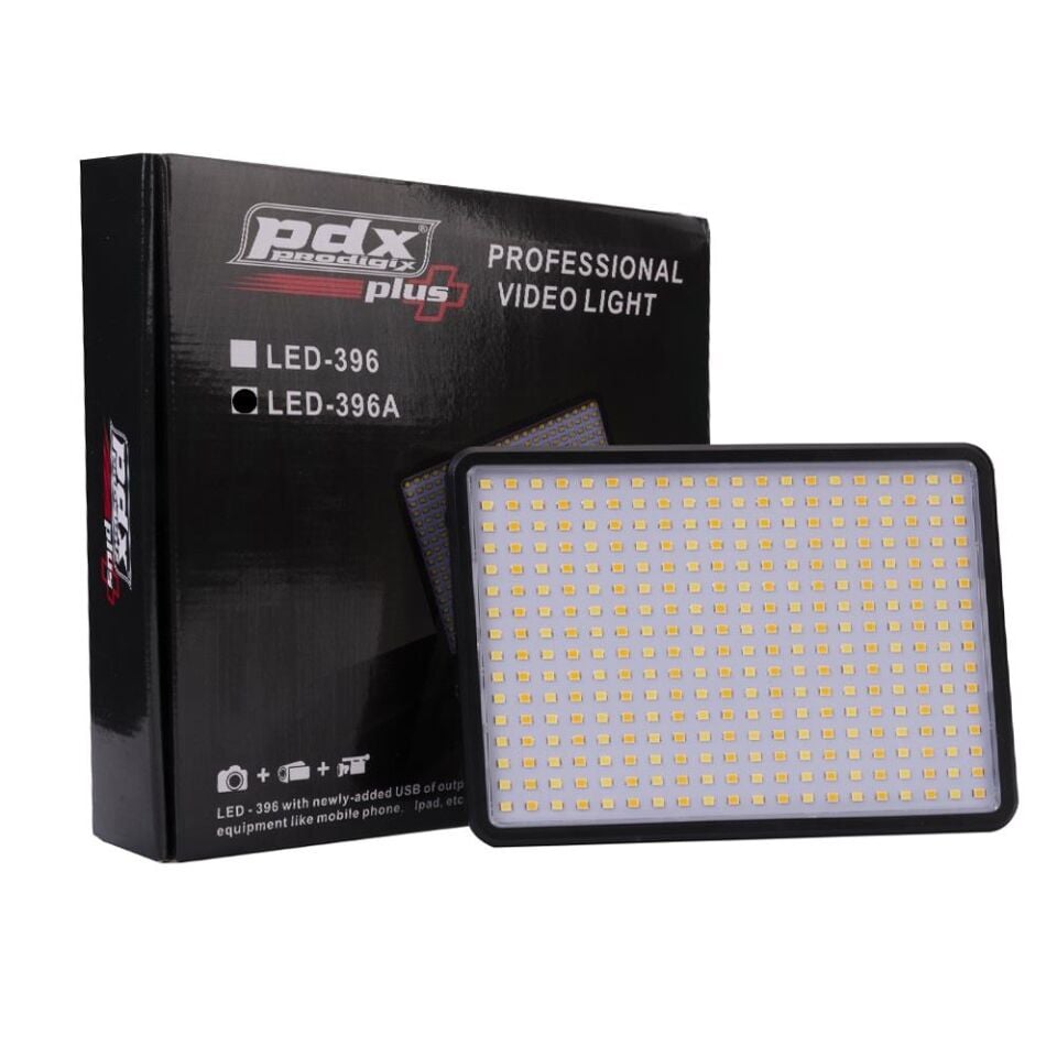 PDX 396A ve NP-F970 USB-C Bataryalı Led Işık Seti