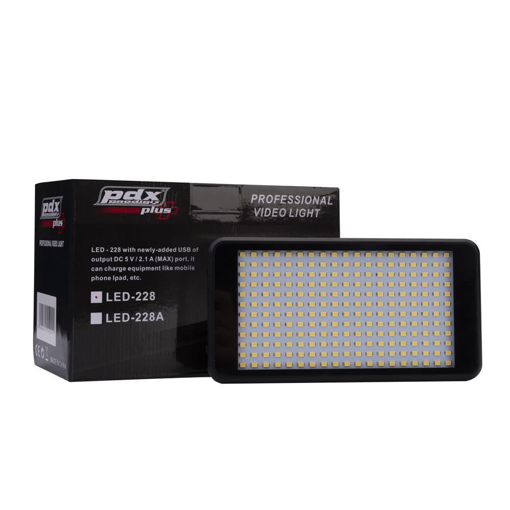 PDX 228A ve NP-F970 USB-C Bataryalı Led Işık Seti