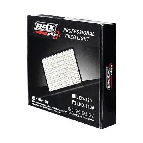 PDX 320A ve NP-F970 USB-C Bataryalı Led Işık Seti