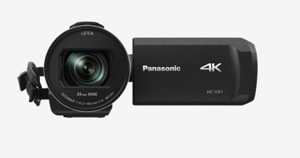 Panasonic HC-VX1EG-K 4K Kamera – 24x Optik Zoom, 1/2.5” BSI MOS, Hybrid OIS+