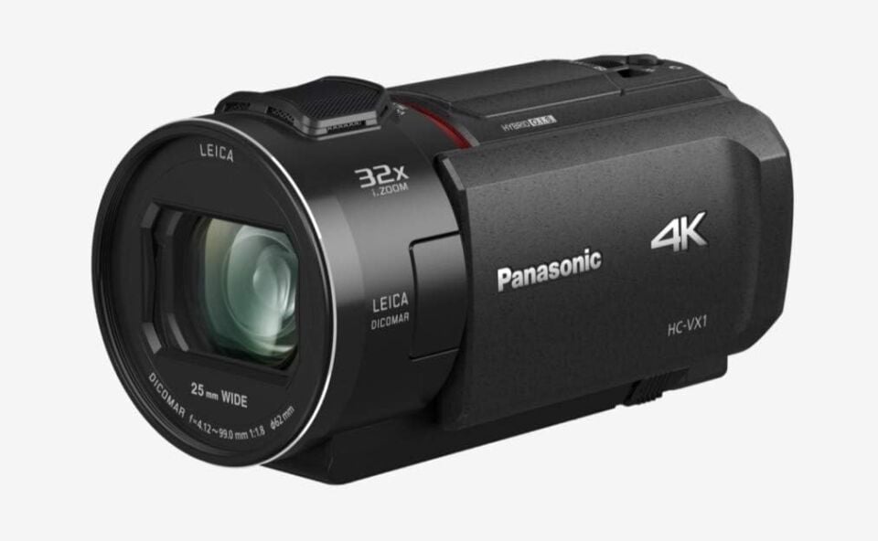 Panasonic HC-VX1EG-K 4K Kamera – 24x Optik Zoom, 1/2.5” BSI MOS, Hybrid OIS+