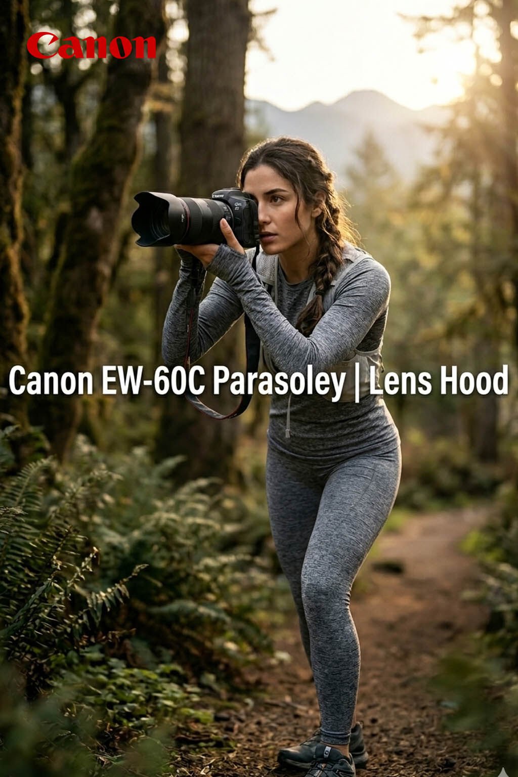 CAMTEN Canon EW-60C Parasoley | Lens Hood Görsel 3