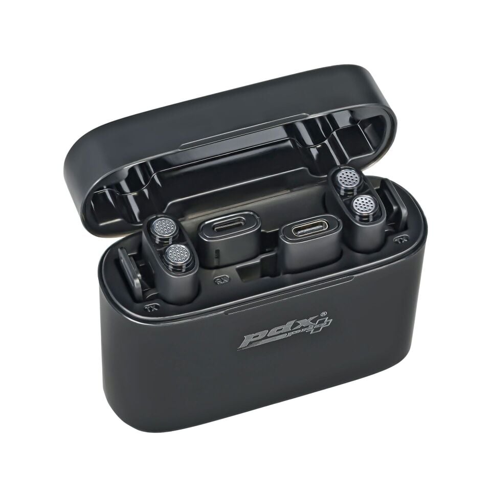 PDX Kablosuz Yaka Mikrofonu M31DC | Type-C ve Lightning Uyumlu