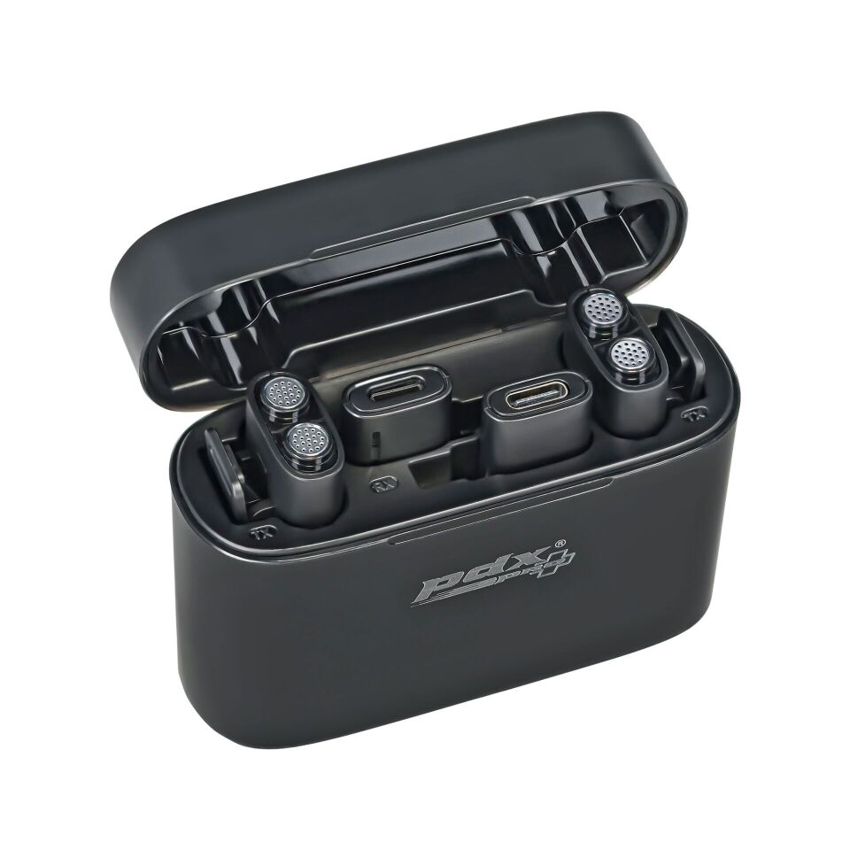 PDX Kablosuz Yaka Mikrofonu M31DC | Type-C ve Lightning Uyumlu