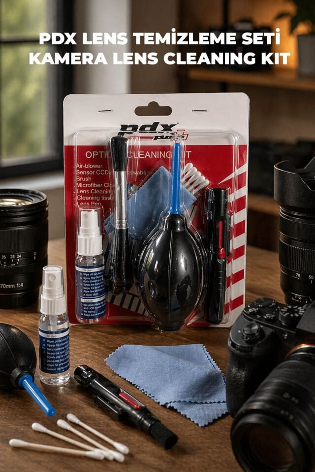 PDX Lens Temizleme Seti | Kamera Lens Cleaning Kit