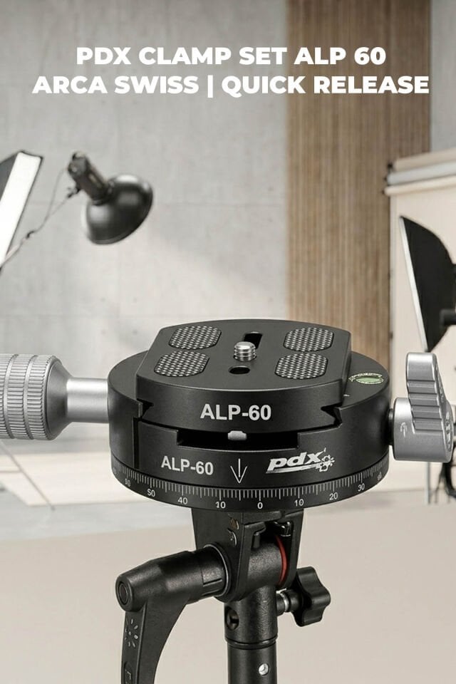 PDX Kamera Hızlı Bağlantı Seti Clamp Set ALP 60 | Arca Swiss | Quick Release
