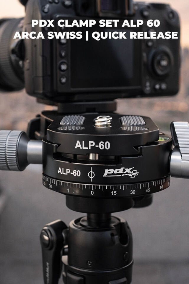 PDX Kamera Hızlı Bağlantı Seti Clamp Set ALP 60 | Arca Swiss | Quick Release