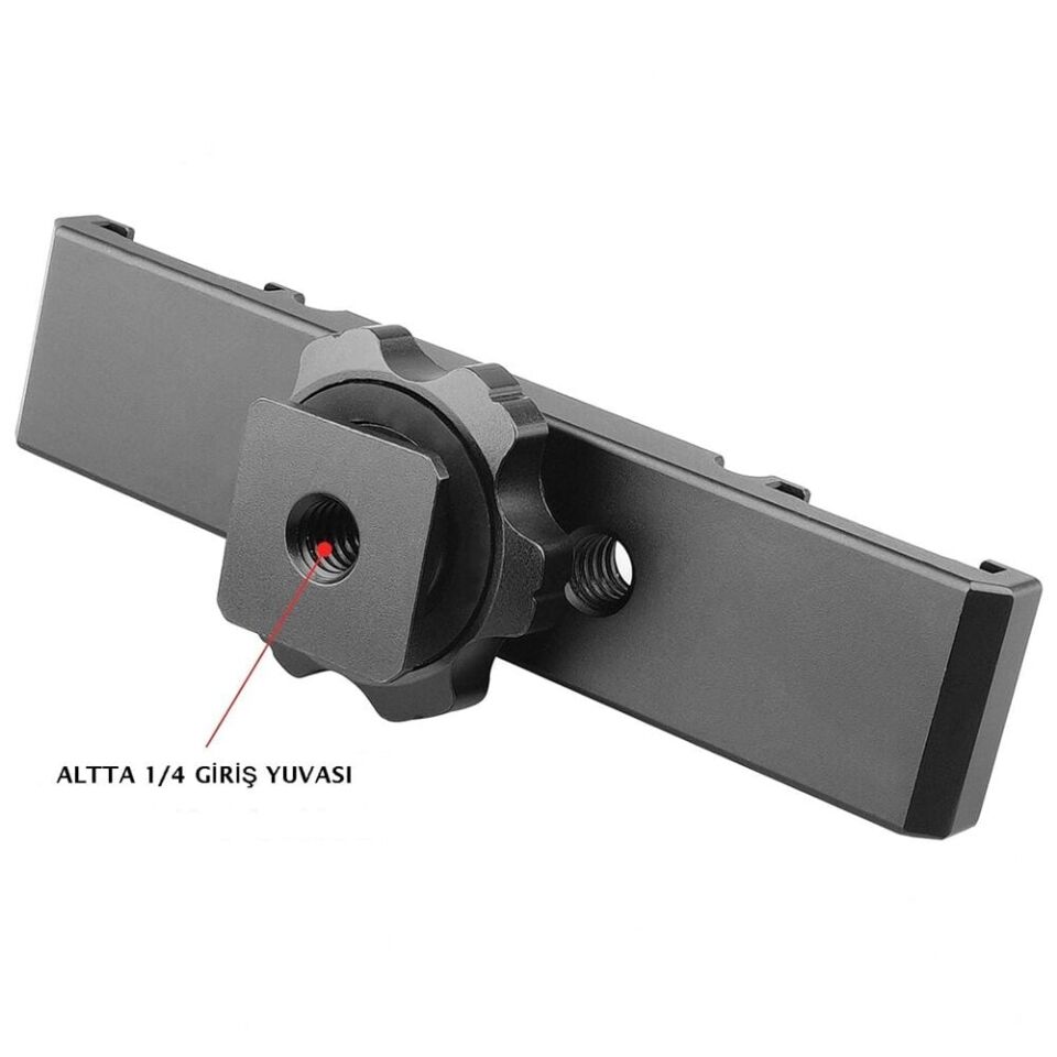 PDX İkili Aksesuar Aparatı HB-104 | Cold Shoe | Mikrofon Işık