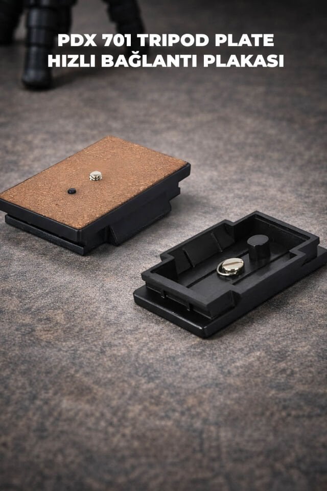 PDX 701 Tripod Plate | Hızlı Bağlantı Plakası | Tripod Uyumlu