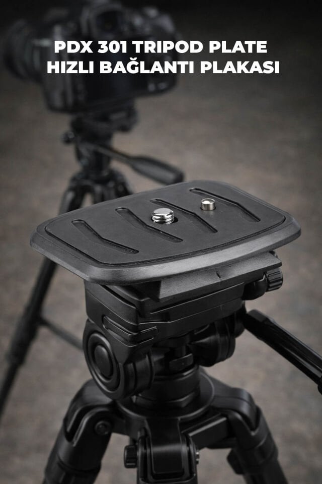 PDX 301 Tripod Plate | Hızlı Bağlantı Plakası | Tripod Uyumlu