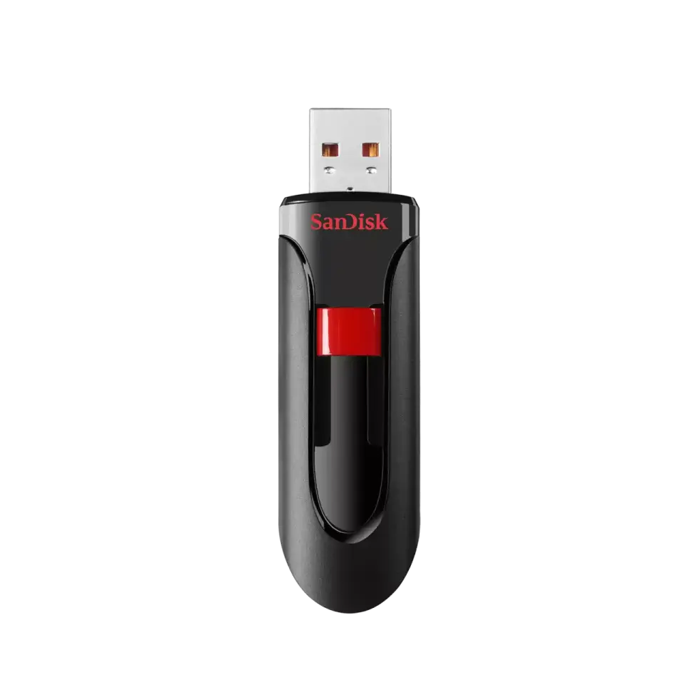SanDisk Cruzer Glide USB Flash Bellek 64GB | USB 3.0 | Hızlı Veri Aktarımı