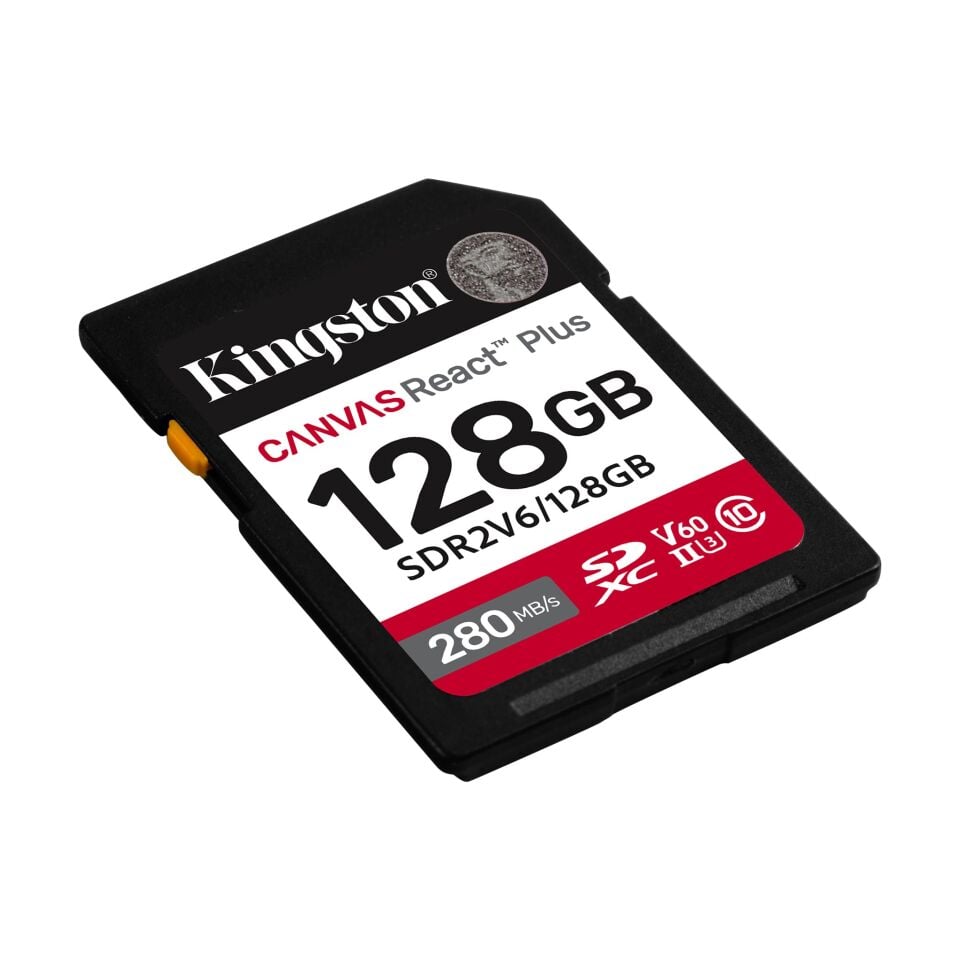 Kingston Canvas React Plus SD Kart 128GB | 4K V60