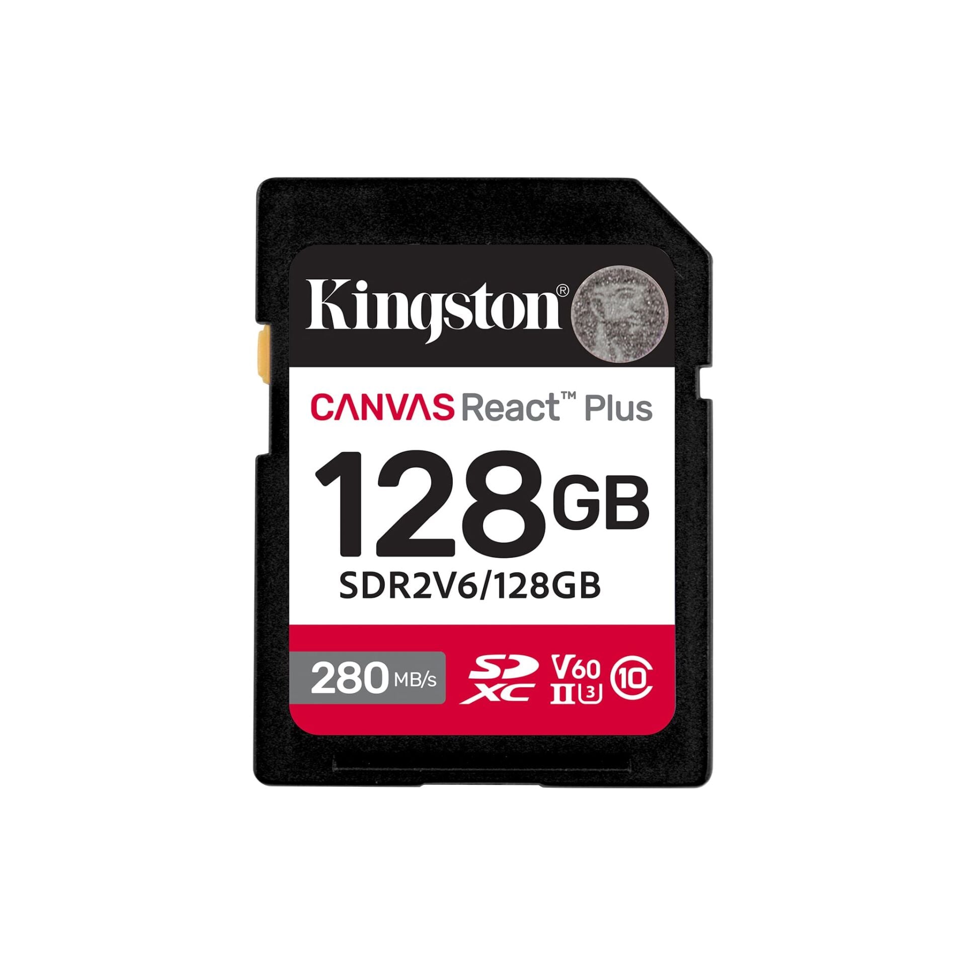 Kingston Canvas React Plus SD Kart 128GB | 4K V60