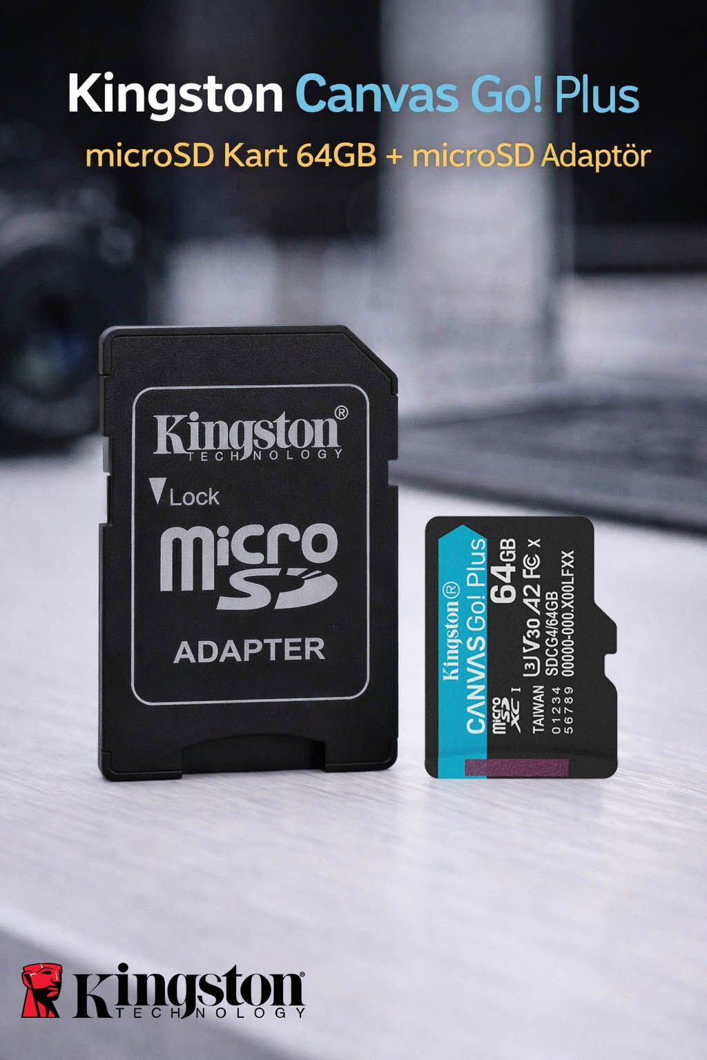 KINGSTON Kingston Canvas Go Plus 64GB 4K Uyumlu microSD Kart Görsel 4