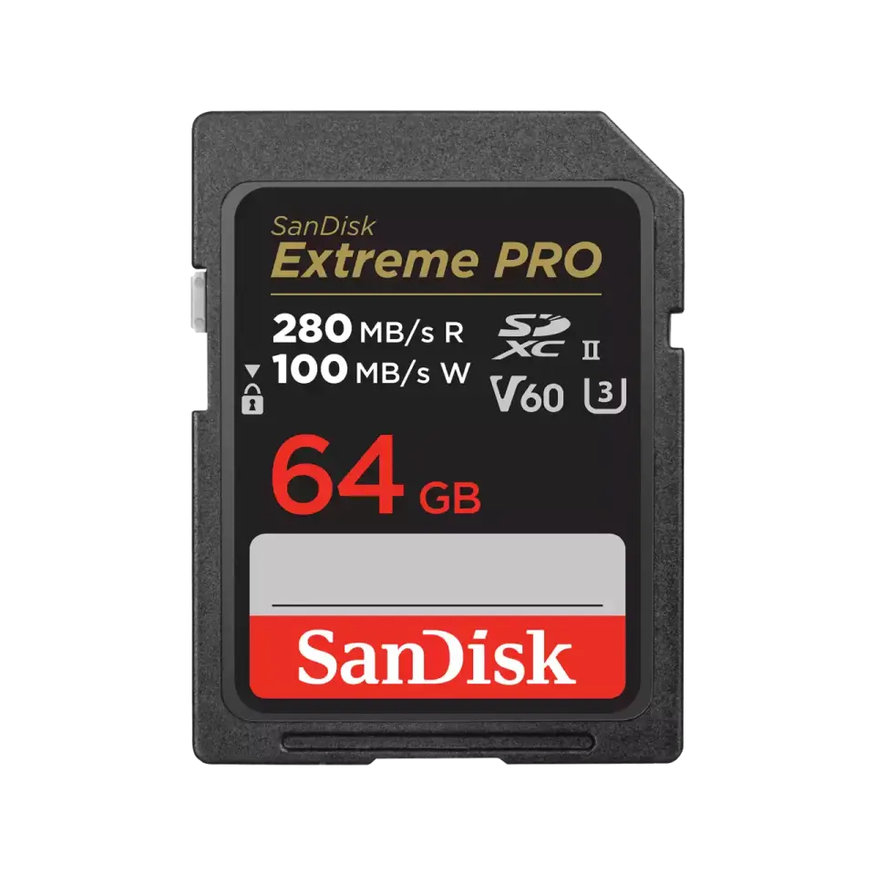 SanDisk Extreme PRO SDXC 64GB | UHS-II | 6K