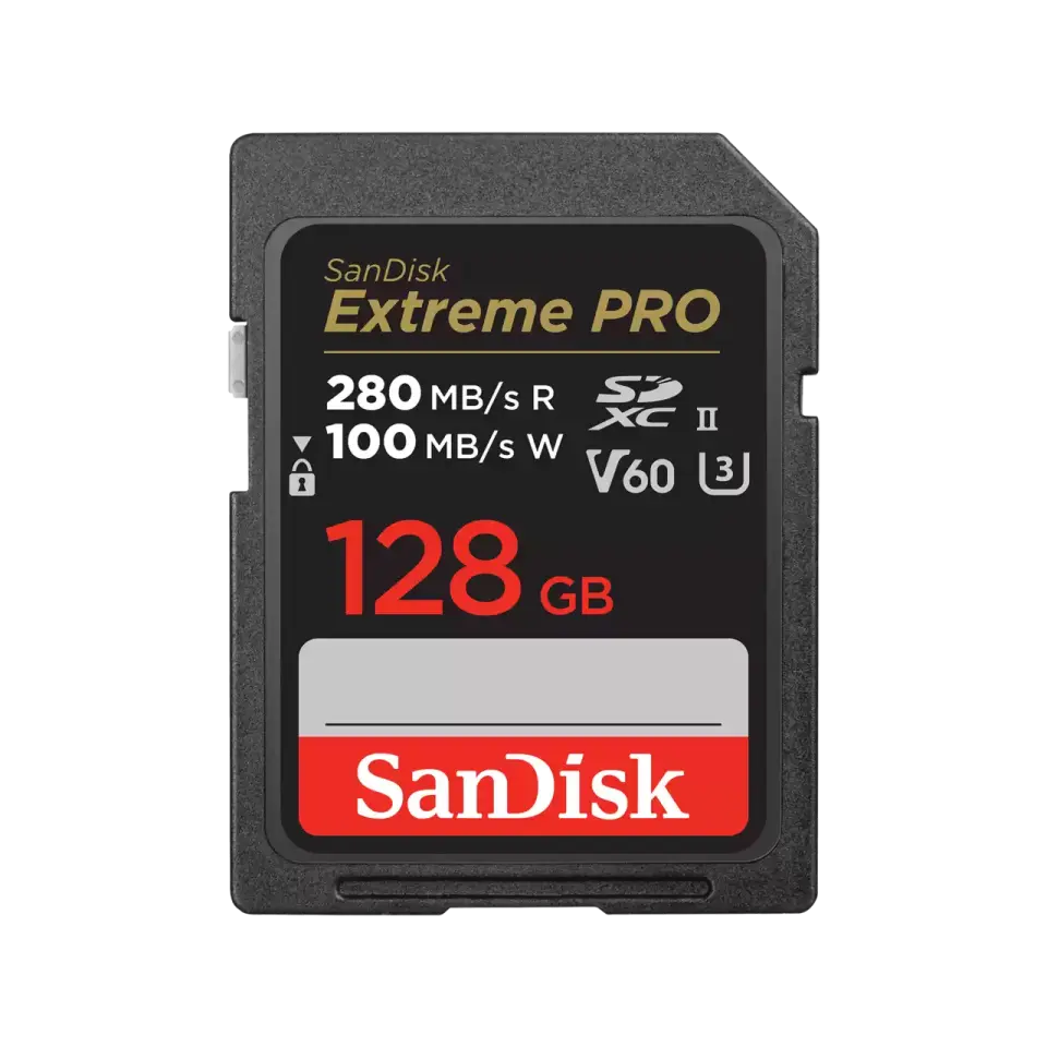 SanDisk Extreme PRO SDXC 128GB | UHS-II | 6K