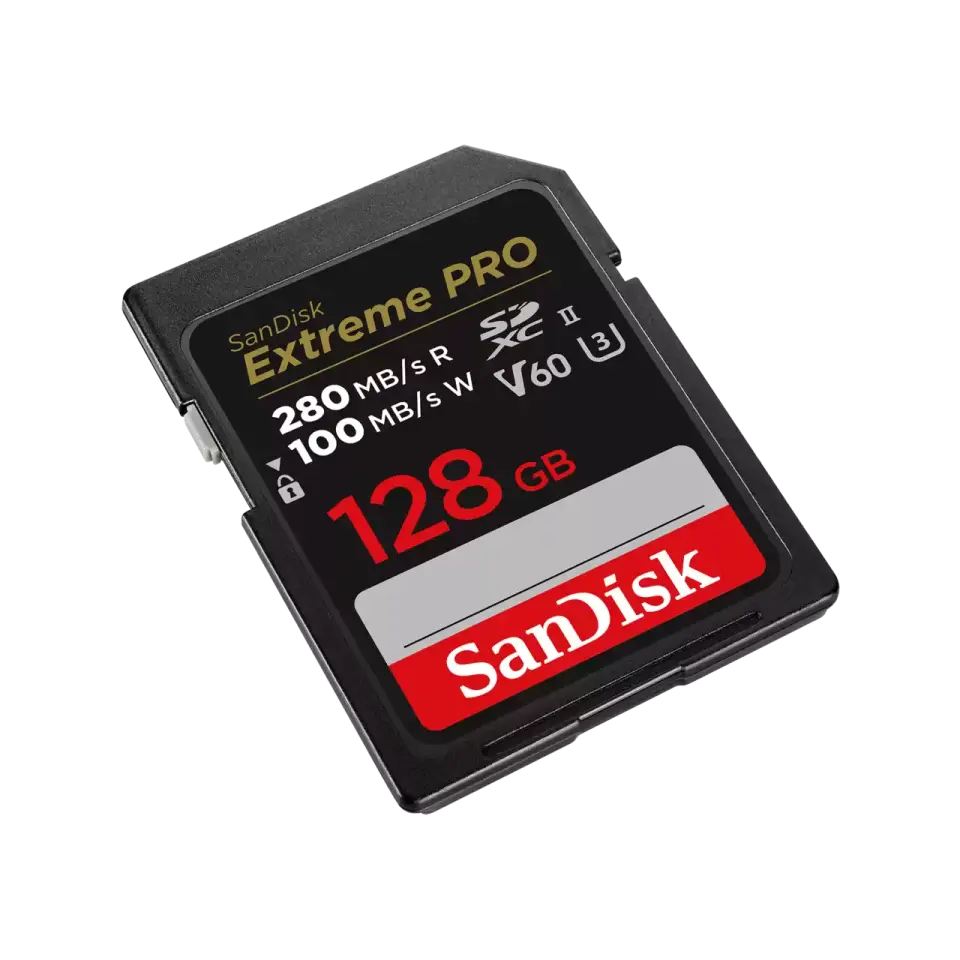 SanDisk Extreme PRO SDXC 128GB | UHS-II | 6K