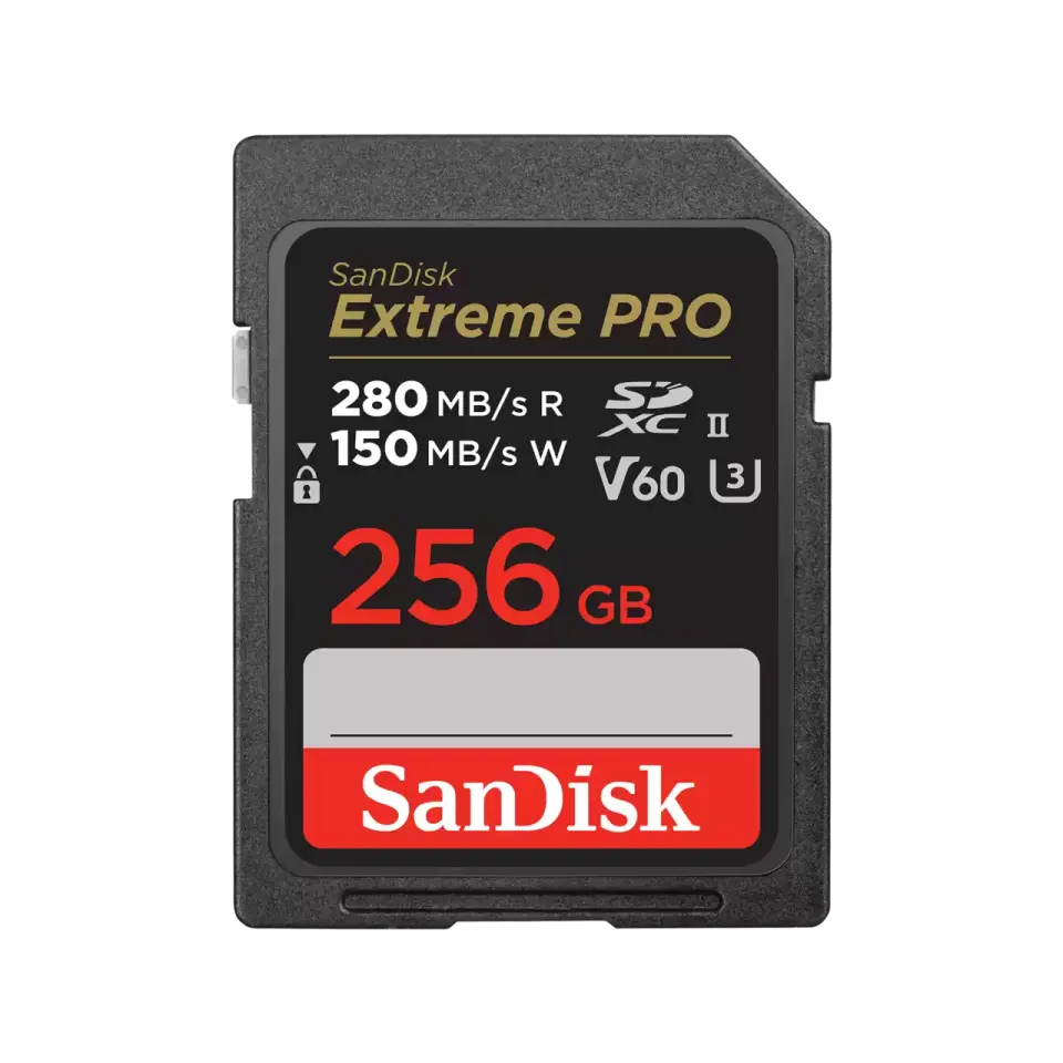 SanDisk Extreme PRO SDXC 256GB | UHS-II | 6K