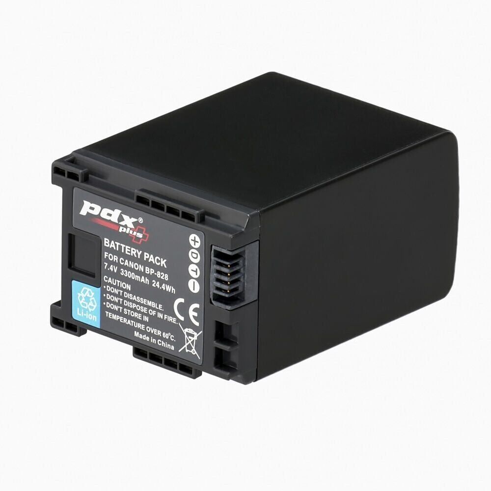 PDX Canon BP-828 Batarya | 3300mAh | Canon Uyumlu