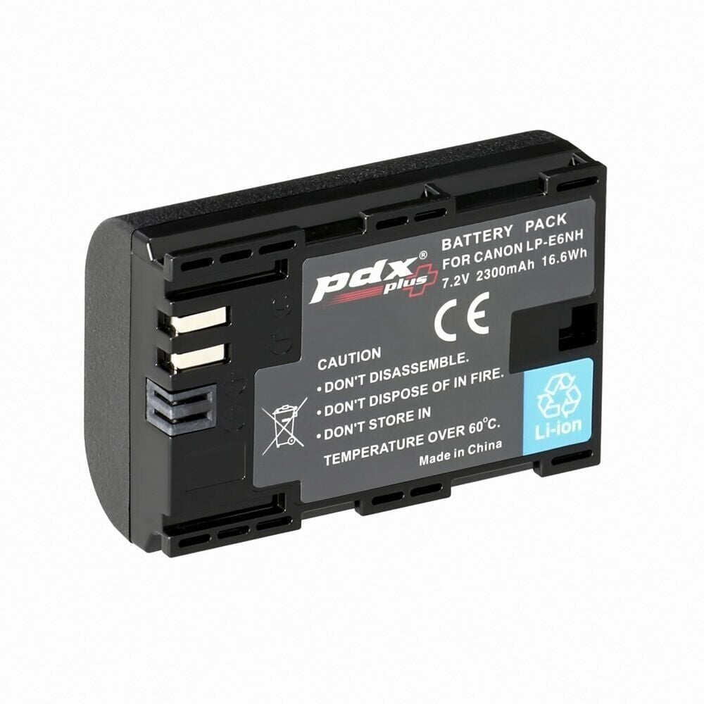 PDX Canon LP-E6NH Batarya | Yüksek Kapasite | Canon Uyumlu
