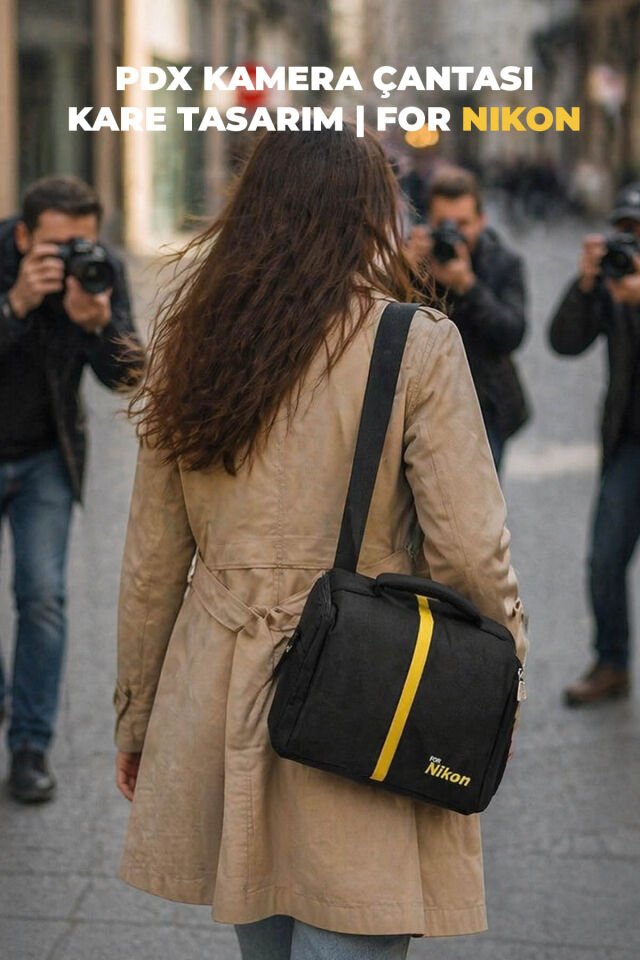 PDX Kamera Çantası | Kare Tasarım | For Nikon