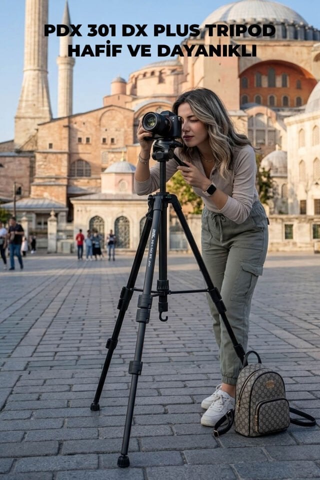 PDX 301 DX Plus Tripod | Hafif ve Dayanıklı | Günlük Kullanım
