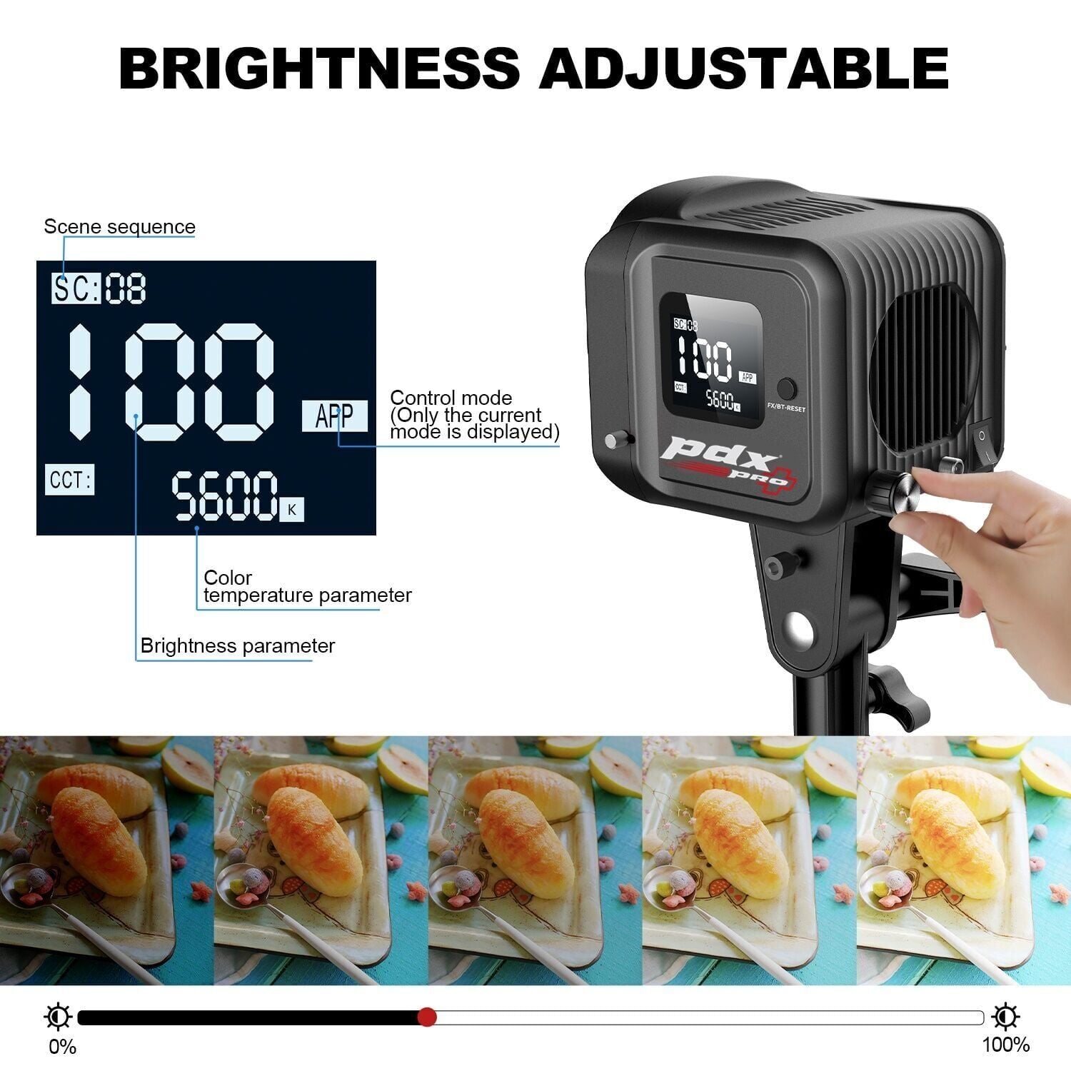 PDX PDX SD80D Bi-Color LED Işık Görsel 3