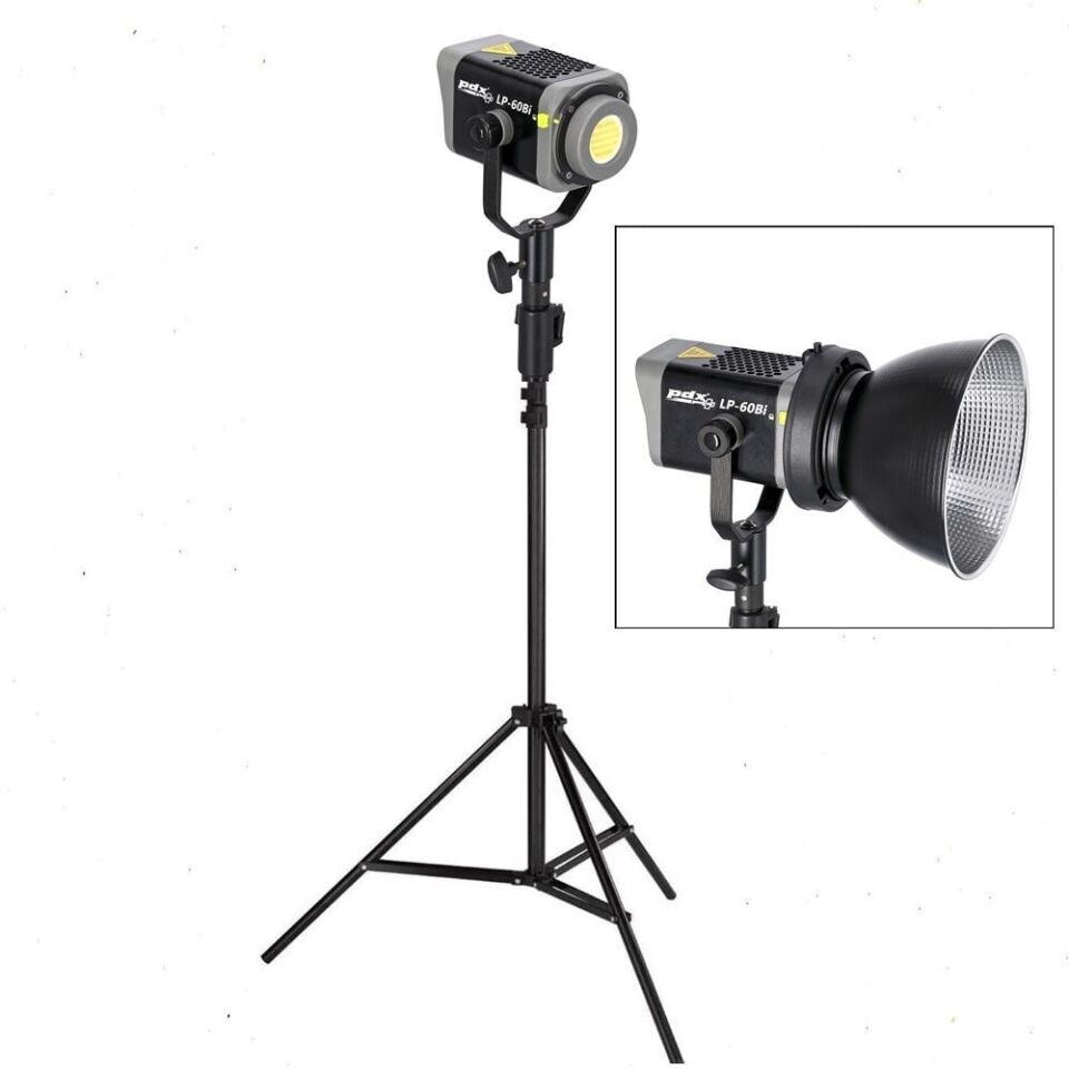 PDX LP-60 Bi-Color LED Video Işığı | 60W | Ayarlanabilir Işık