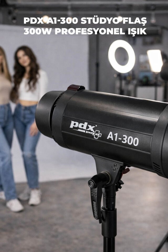 PDX A1-300 Stüdyo Flaş | 300W | Profesyonel Fotoğraf ve Video Işığı
