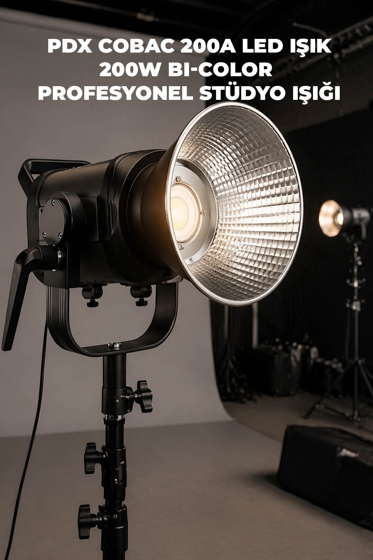 PDX PDX Cobac 200A 200W Bi-Color LED Stüdyo Işığı Görsel 3