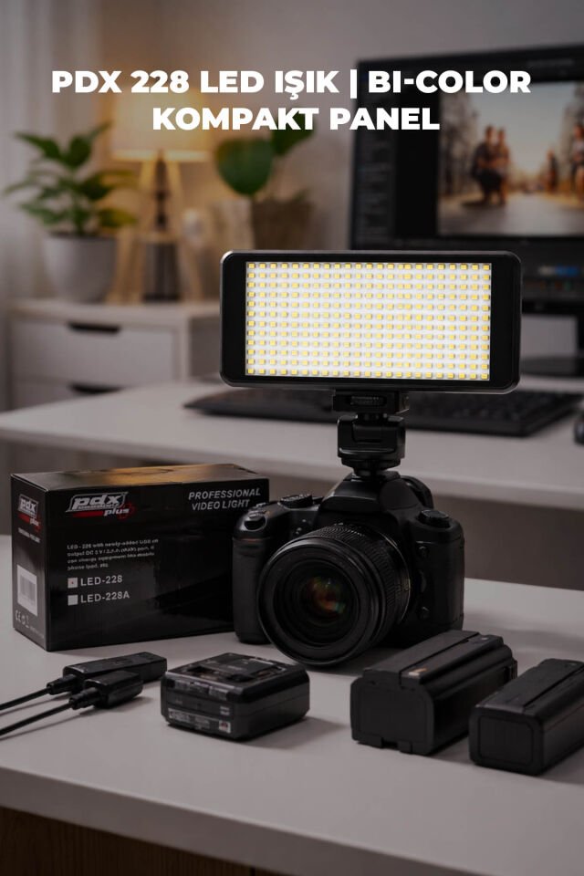 PDX 228 LED Işık | Beyaz | Kompakt Panel