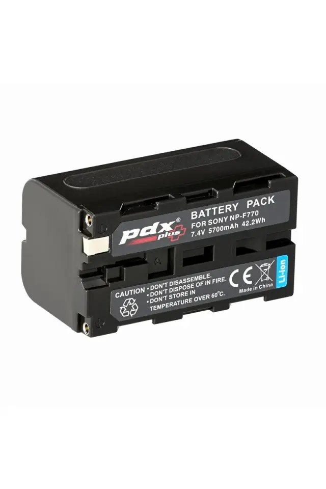 PDX NP-F770 Batarya | Yüksek Performans | Sony Uyumlu